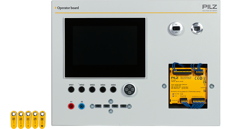 Product photo, operation and monitoring board