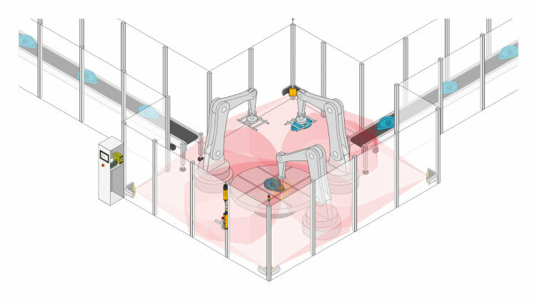 Application with robot in metalworking
