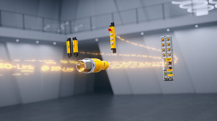 IO-Link Safety System with safe sensors and a Master for communication up to field level