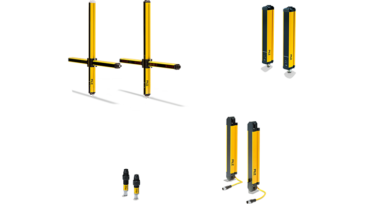 Overview of safety light barriers for body protection