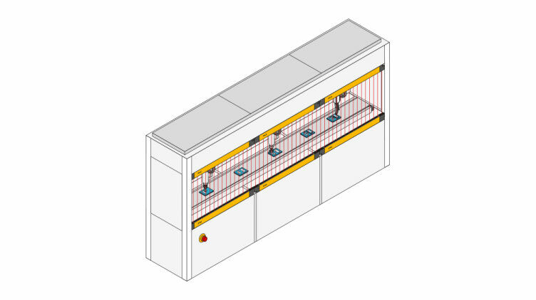 级联功能可有效防止入侵和身处保护区后方