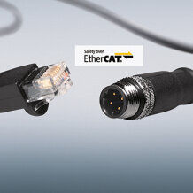Ethernet and round connectors with 