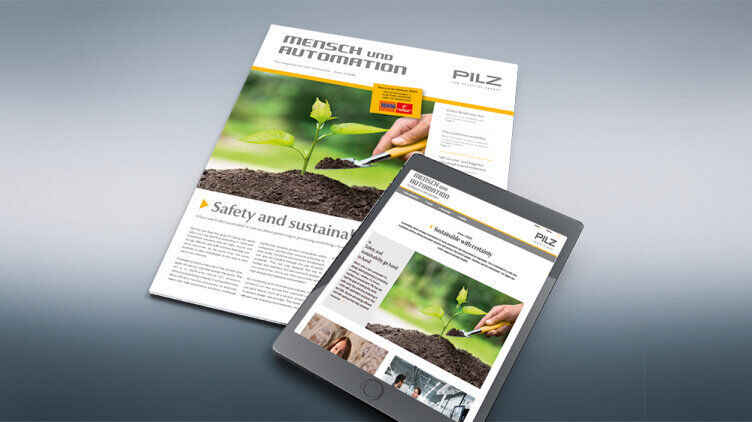 Cover of the new issue of the customer magazine