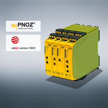 Each year, the Red Dot Award: Product Design goes in search of outstanding design achievements and product innovations. This year's winner: The innovative, customisable safety relay myPNOZ from Pilz. (Photo: © Pilz GmbH & Co. KG)